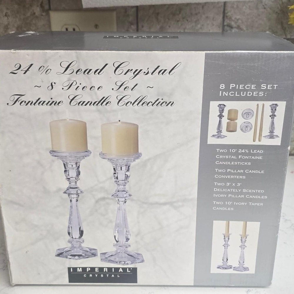Imperial Crystal Candlesticks